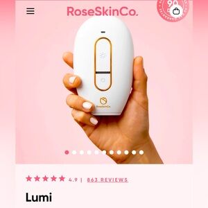 RoseSkinCo. Lumi IPL HAIR REMOVAL HANDSET